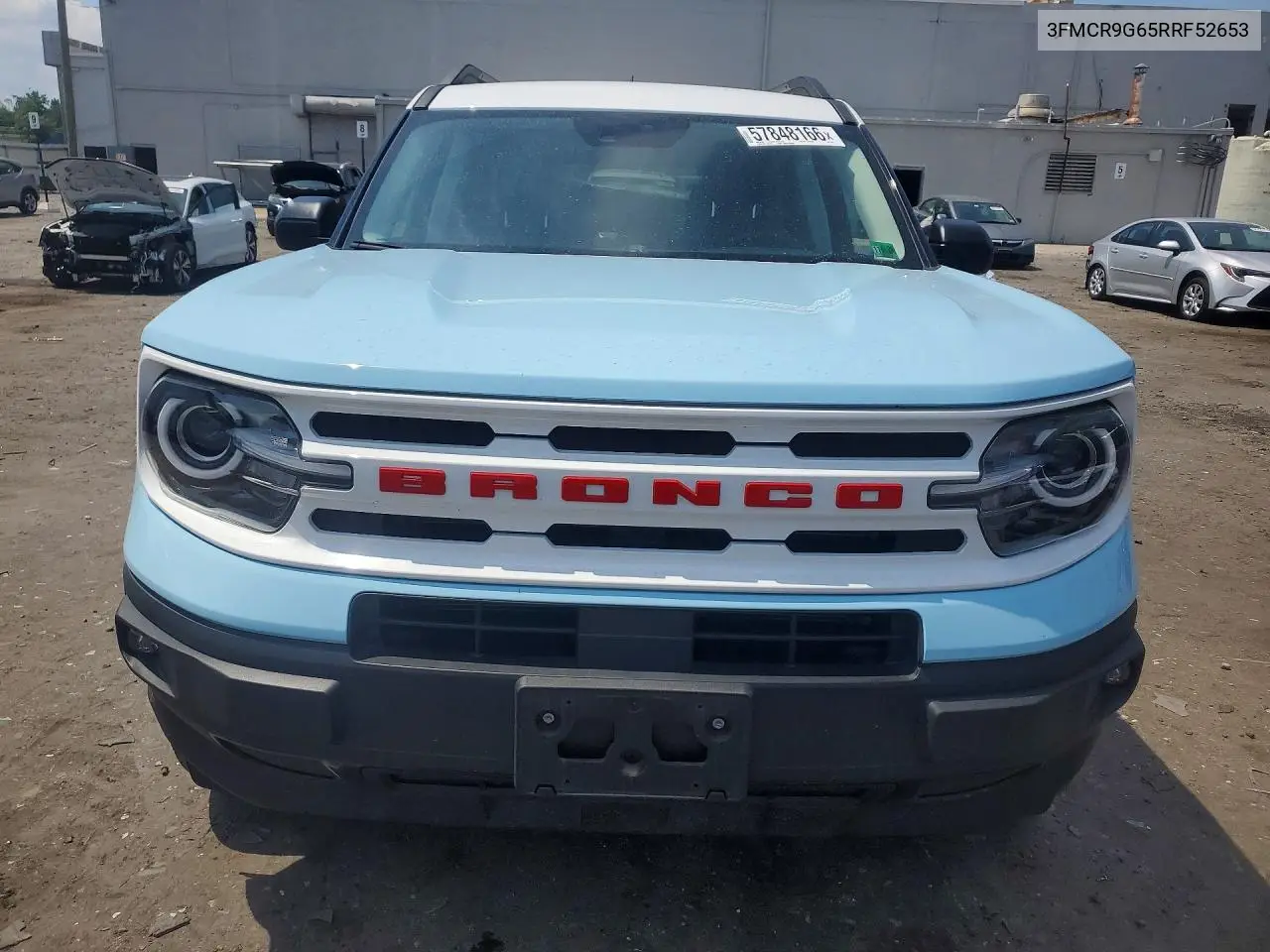 2024 Ford Bronco Sport Heritage VIN: 3FMCR9G65RRF52653 Lot: 57848166