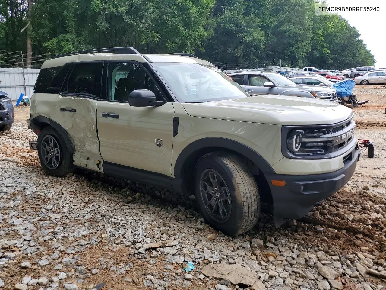 2024 Ford Bronco Sport Big Bend VIN: 3FMCR9B60RRE55240 Lot: 57865736