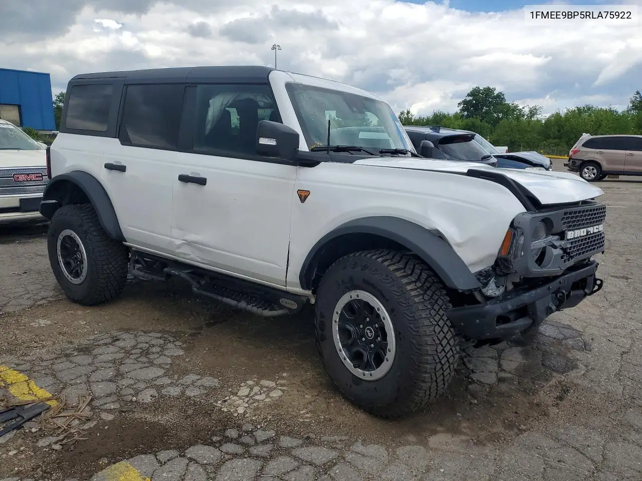 2024 Ford Bronco Badlands VIN: 1FMEE9BP5RLA75922 Lot: 57876886