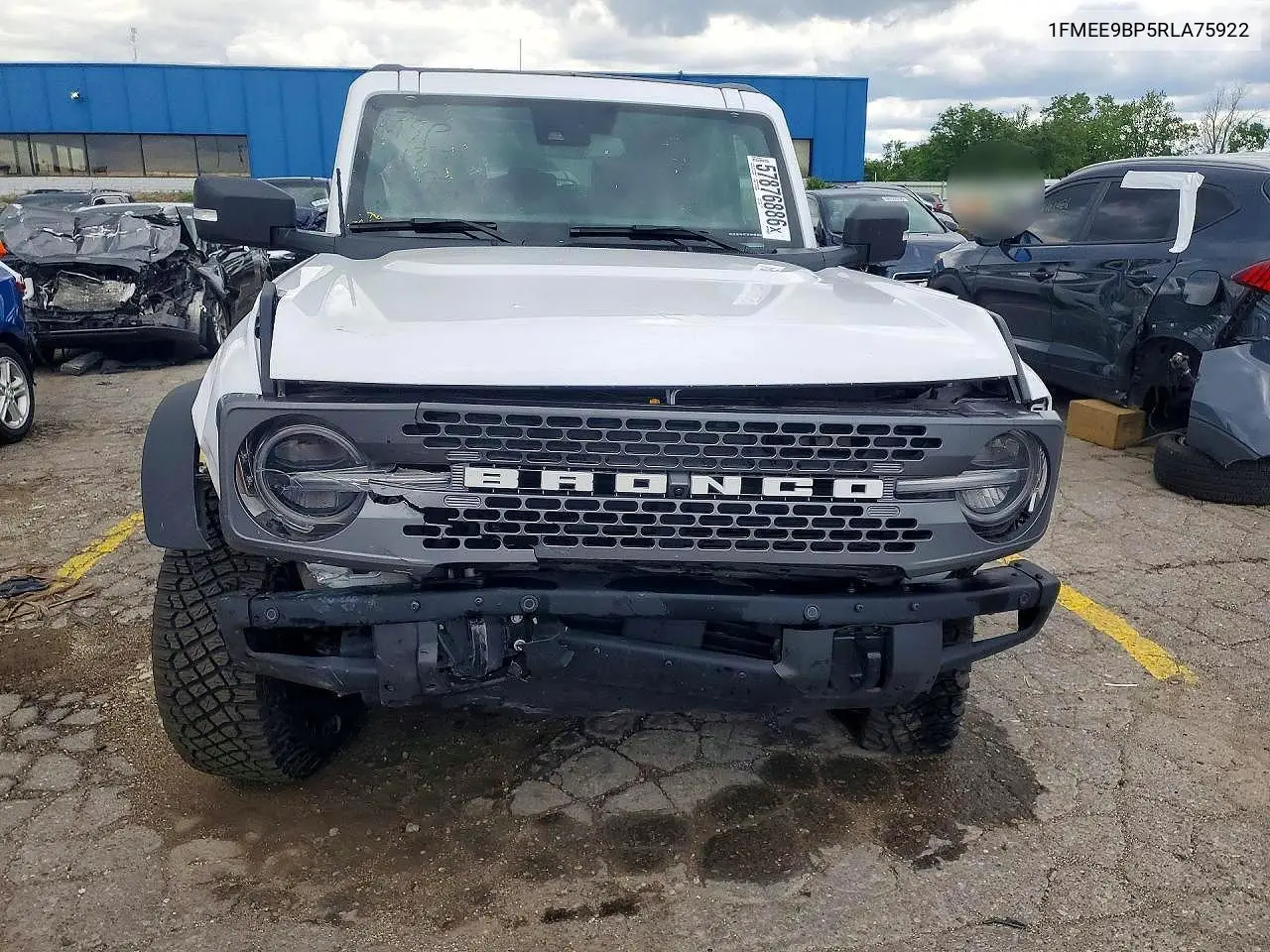 2024 Ford Bronco Badlands VIN: 1FMEE9BP5RLA75922 Lot: 57876886