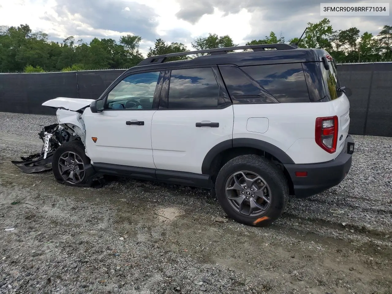 2024 Ford Bronco Sport Badlands VIN: 3FMCR9D98RRF71034 Lot: 58044476