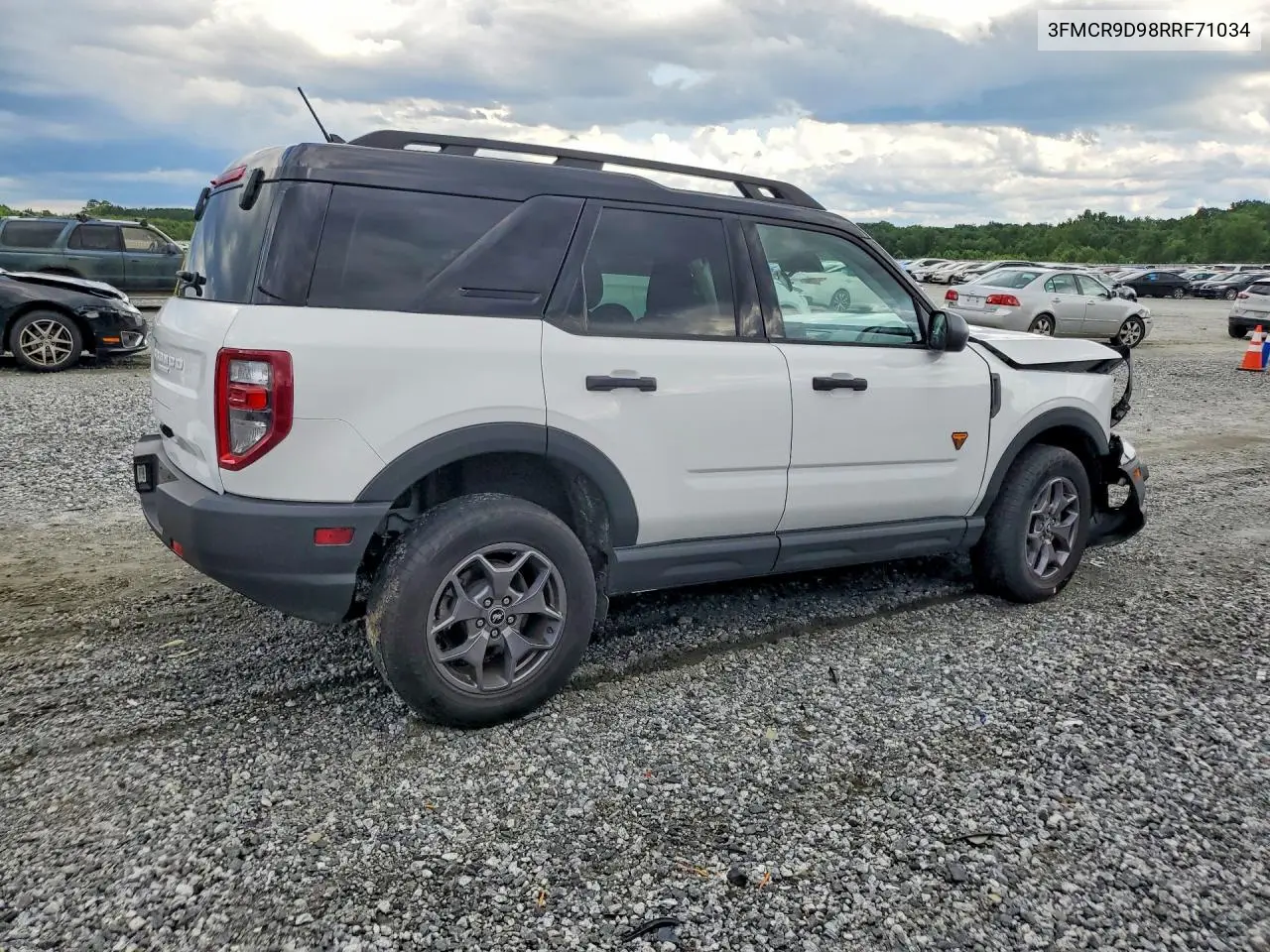 2024 Ford Bronco Sport Badlands VIN: 3FMCR9D98RRF71034 Lot: 58044476