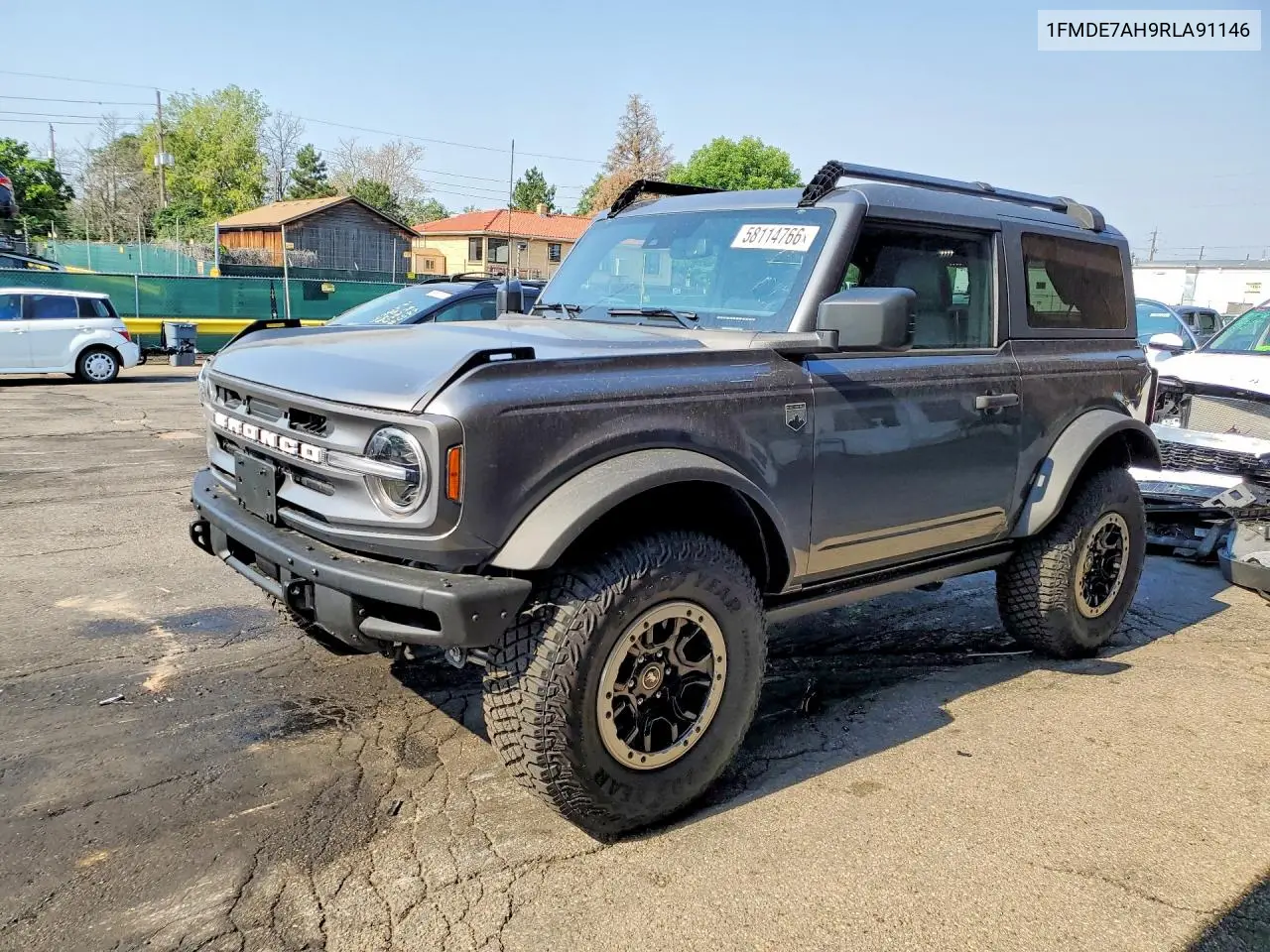 2024 Ford Bronco Big Bend VIN: 1FMDE7AH9RLA91146 Lot: 58114766