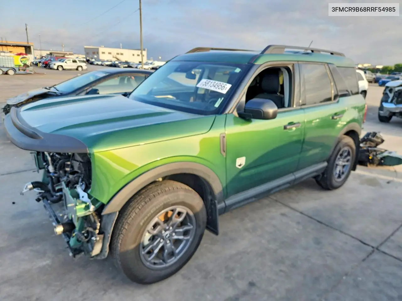 2024 Ford Bronco Sport Big Bend VIN: 3FMCR9B68RRF54985 Lot: 58134956