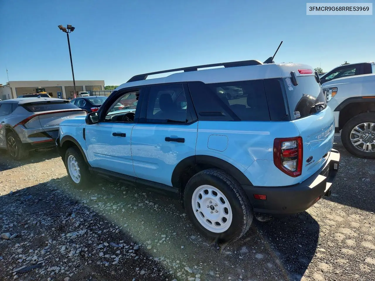 2024 Ford Bronco Sport Heritage VIN: 3FMCR9G68RRE53969 Lot: 58185286