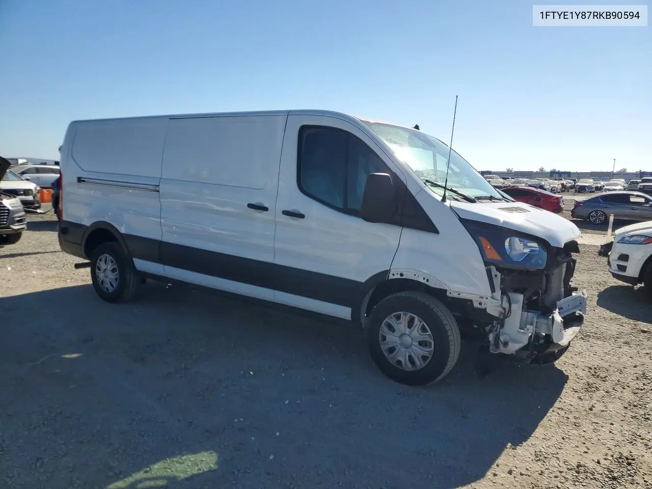2024 Ford Transit 150 Delivery Van VIN: 1FTYE1Y87RKB90594 Lot: 58473296