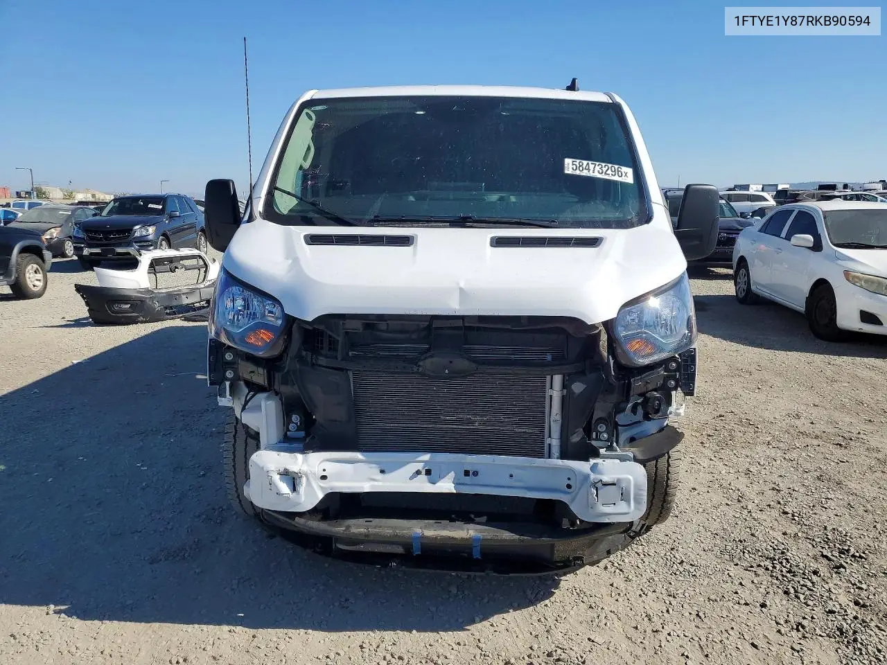2024 Ford Transit 150 Delivery Van VIN: 1FTYE1Y87RKB90594 Lot: 58473296