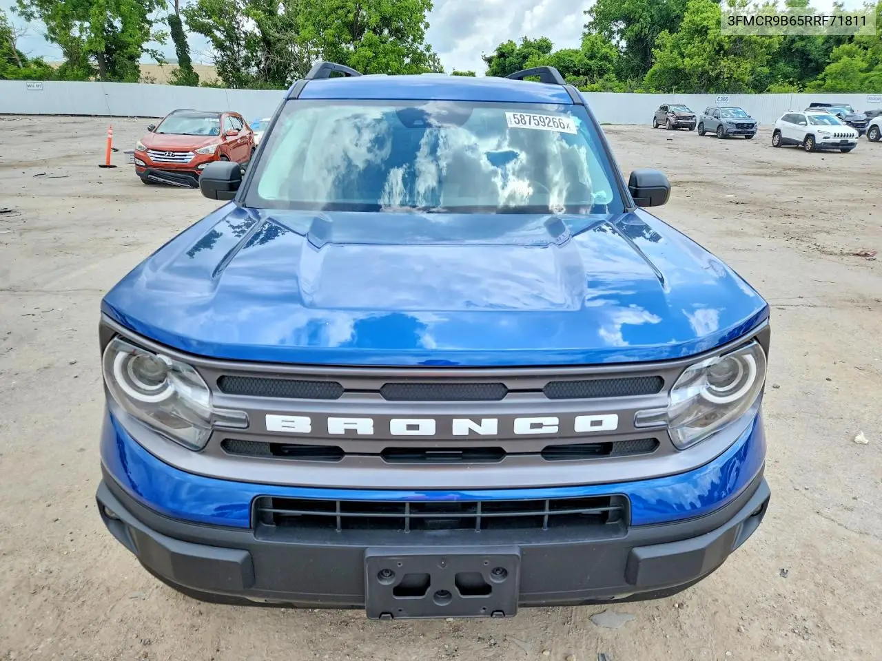 2024 Ford Bronco Sport Big Bend VIN: 3FMCR9B65RRF71811 Lot: 58759266