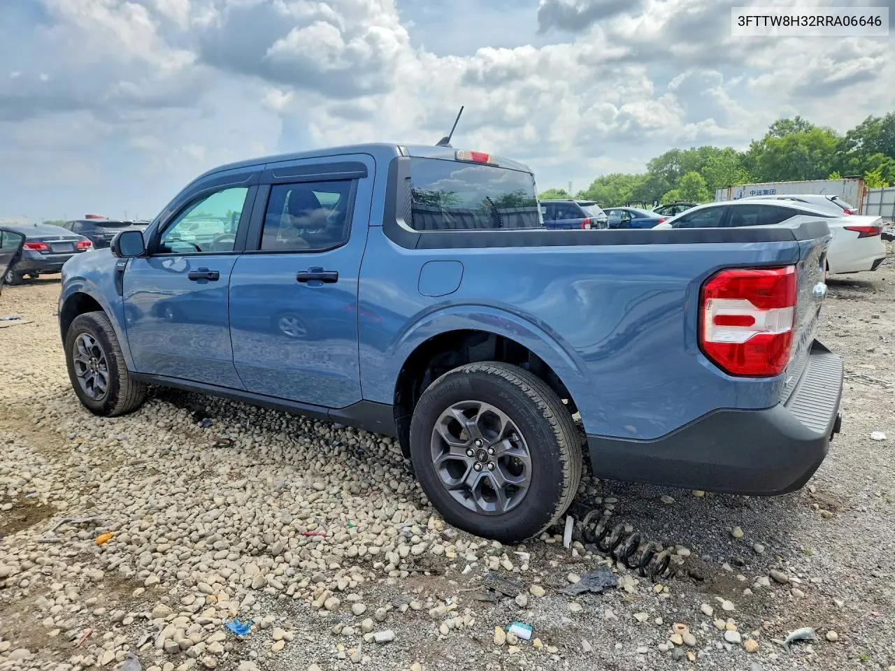 2024 Ford Maverick Xlt VIN: 3FTTW8H32RRA06646 Lot: 59385896