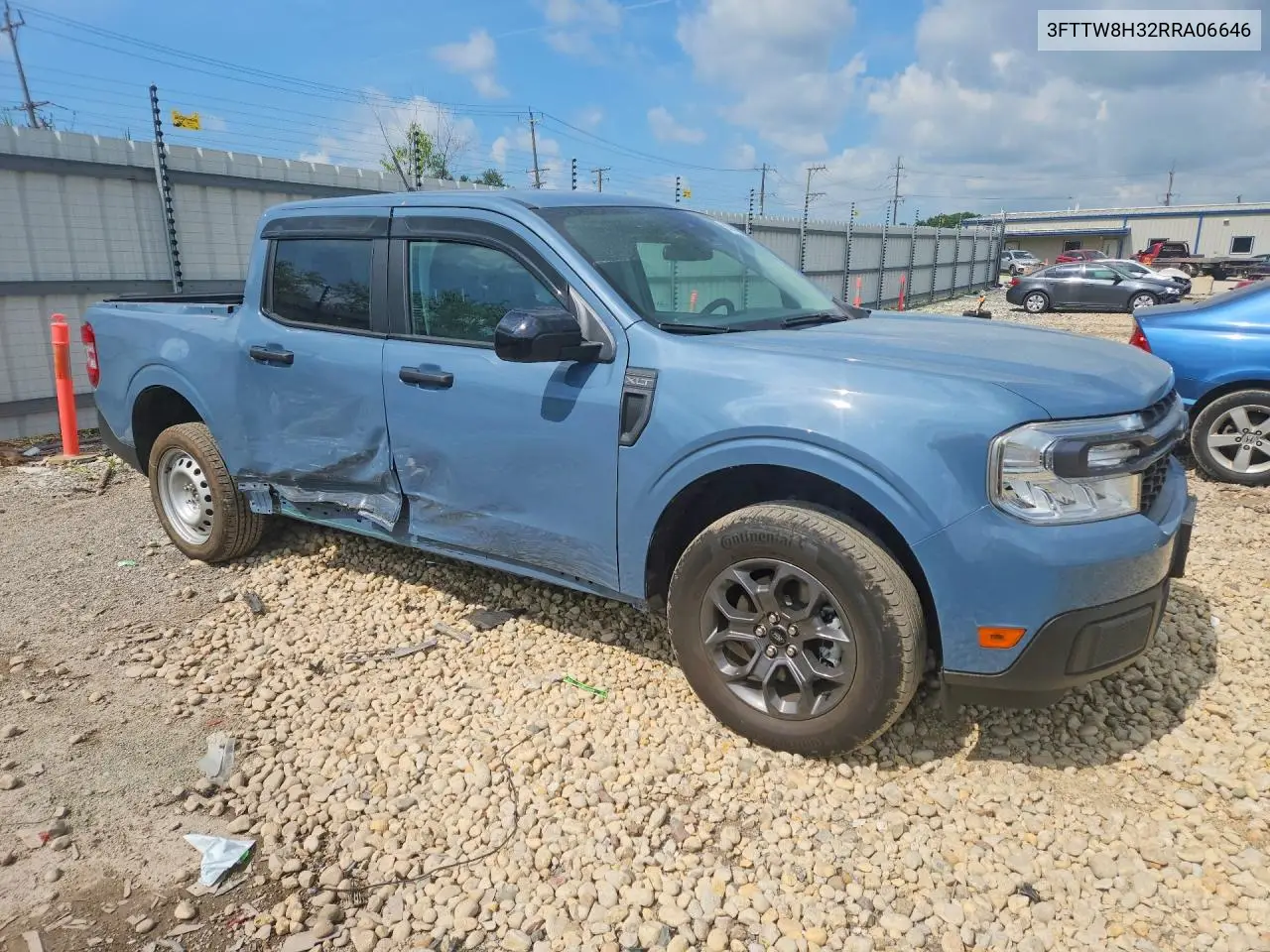 2024 Ford Maverick Xlt VIN: 3FTTW8H32RRA06646 Lot: 59385896