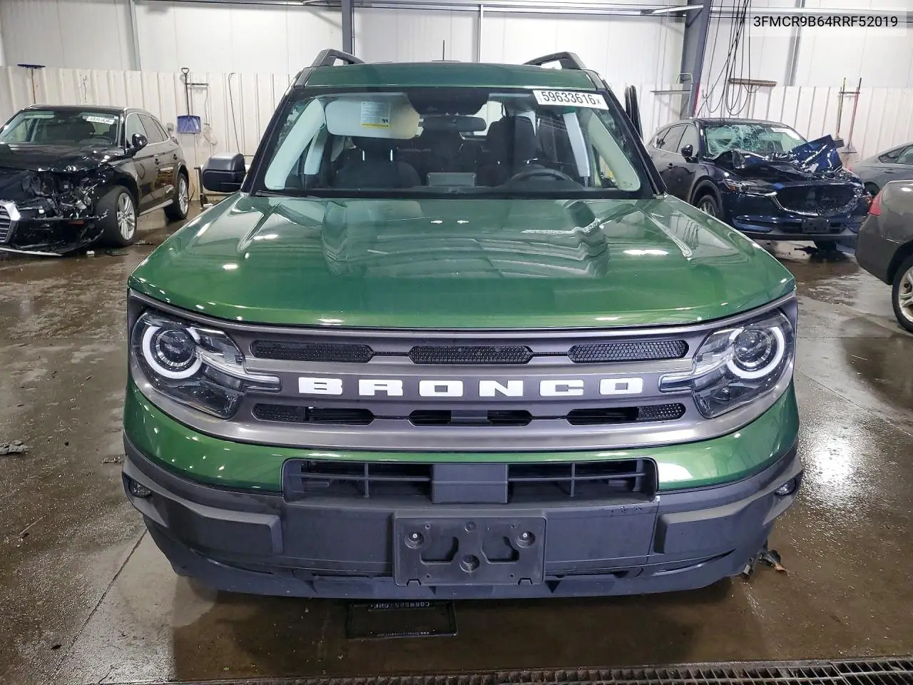 2024 Ford Bronco Sport Big Bend VIN: 3FMCR9B64RRF52019 Lot: 59633616