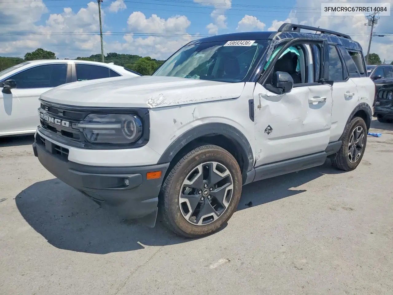2024 Ford Bronco Sport Outer Banks VIN: 3FMCR9C67RRE14084 Lot: 59693436
