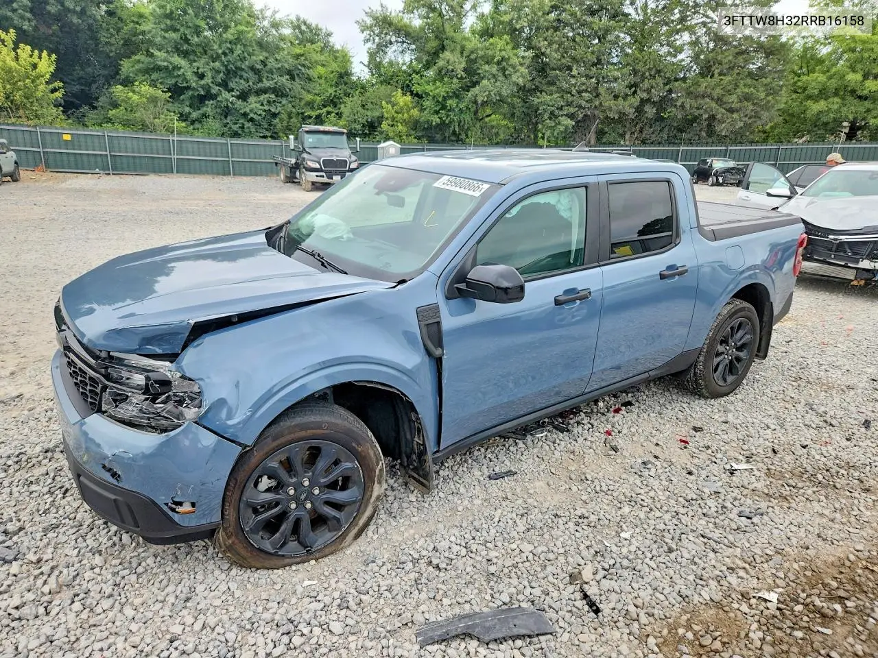 2024 Ford Maverick Xlt VIN: 3FTTW8H32RRB16158 Lot: 59980866