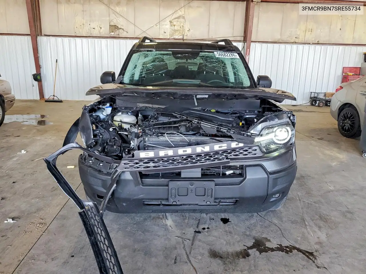 2025 Ford Bronco Sport Big Bend VIN: 3FMCR9BN7SRE55734 Lot: 56682286