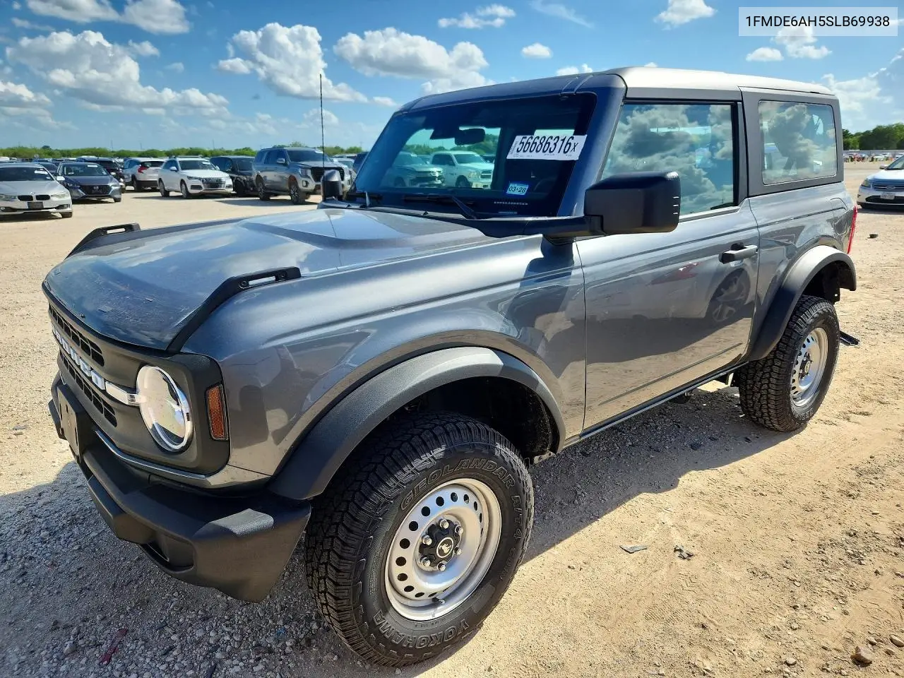 2025 Ford Bronco VIN: 1FMDE6AH5SLB69938 Lot: 56686316