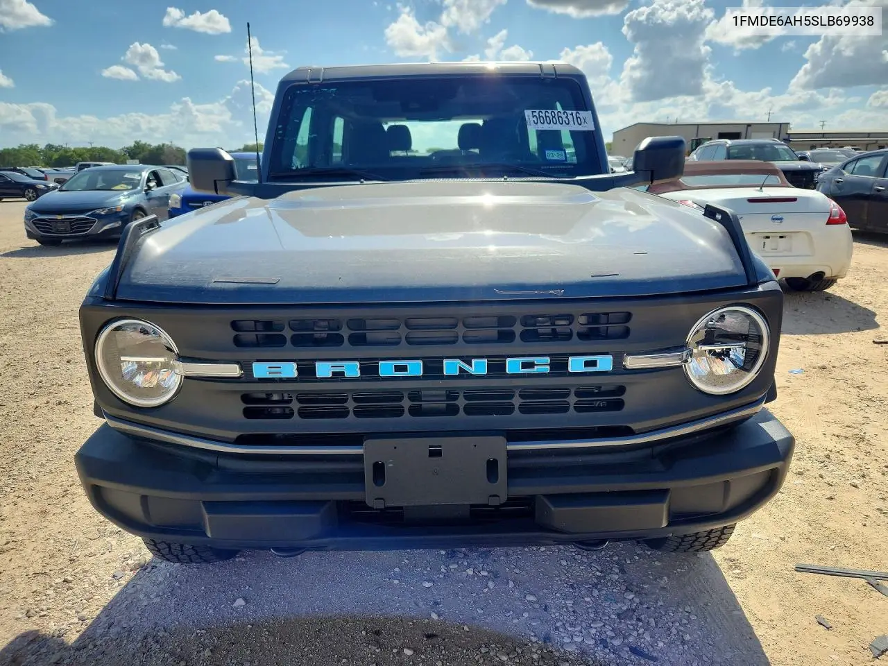 2025 Ford Bronco VIN: 1FMDE6AH5SLB69938 Lot: 56686316
