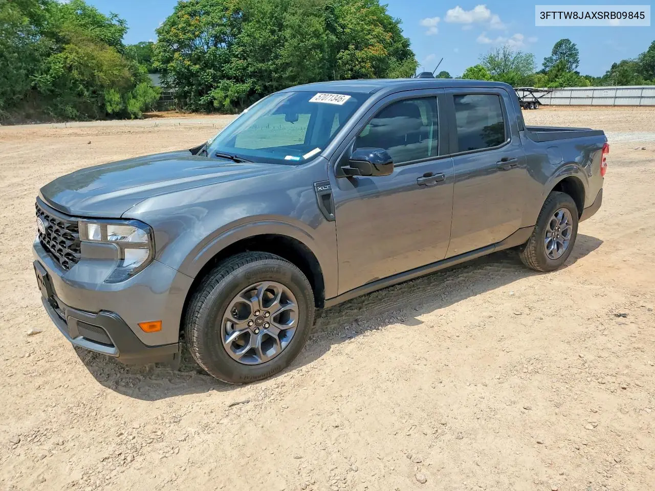 2025 Ford Maverick Xlt VIN: 3FTTW8JAXSRB09845 Lot: 57071346