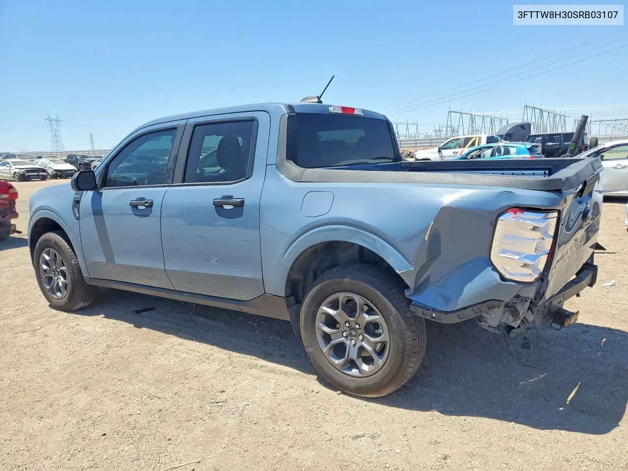 2025 Ford Maverick Xlt VIN: 3FTTW8H30SRB03107 Lot: 57215256