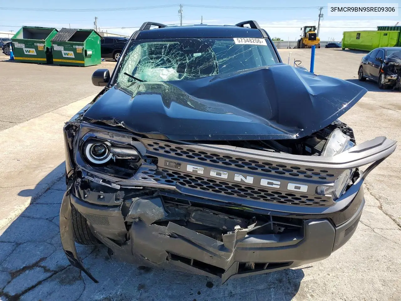 2025 Ford Bronco Sport Big Bend VIN: 3FMCR9BN9SRE09306 Lot: 57348206