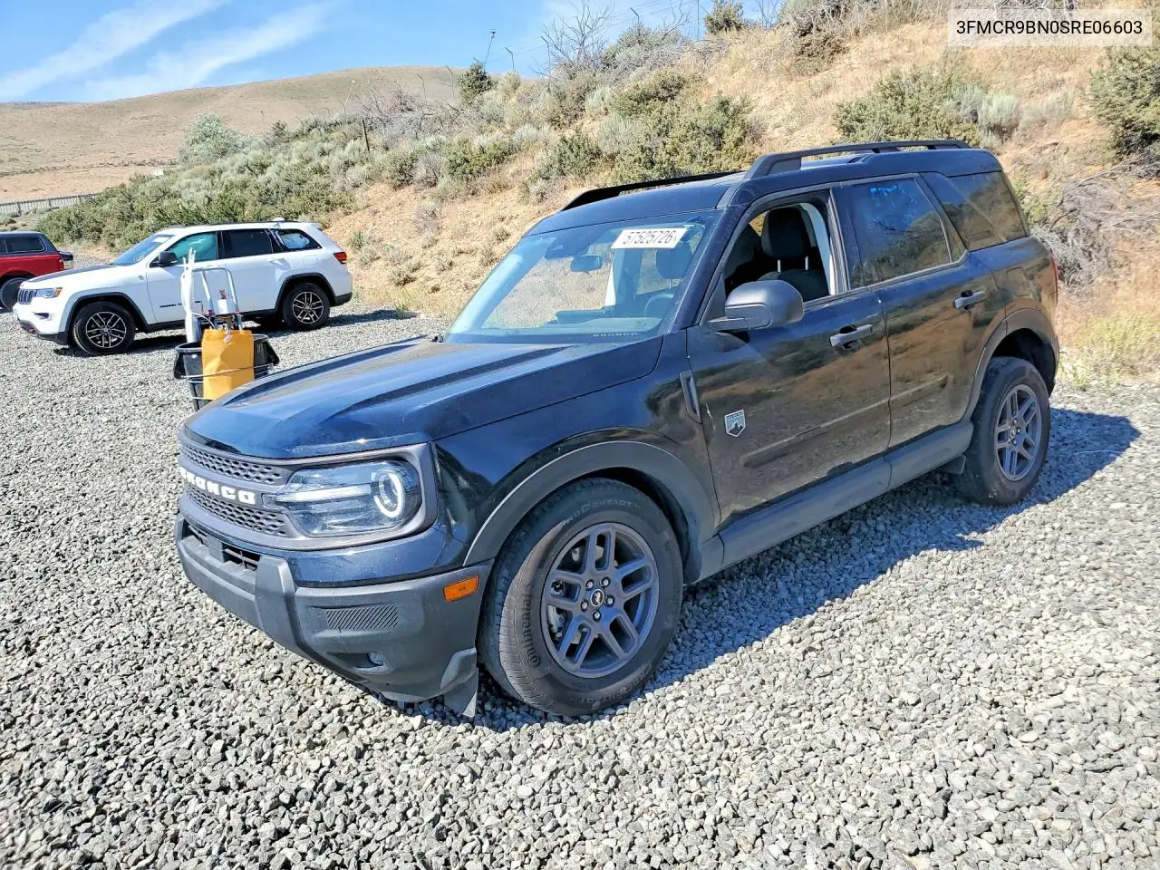 2025 Ford Bronco Sport Big Bend VIN: 3FMCR9BN0SRE06603 Lot: 57525726
