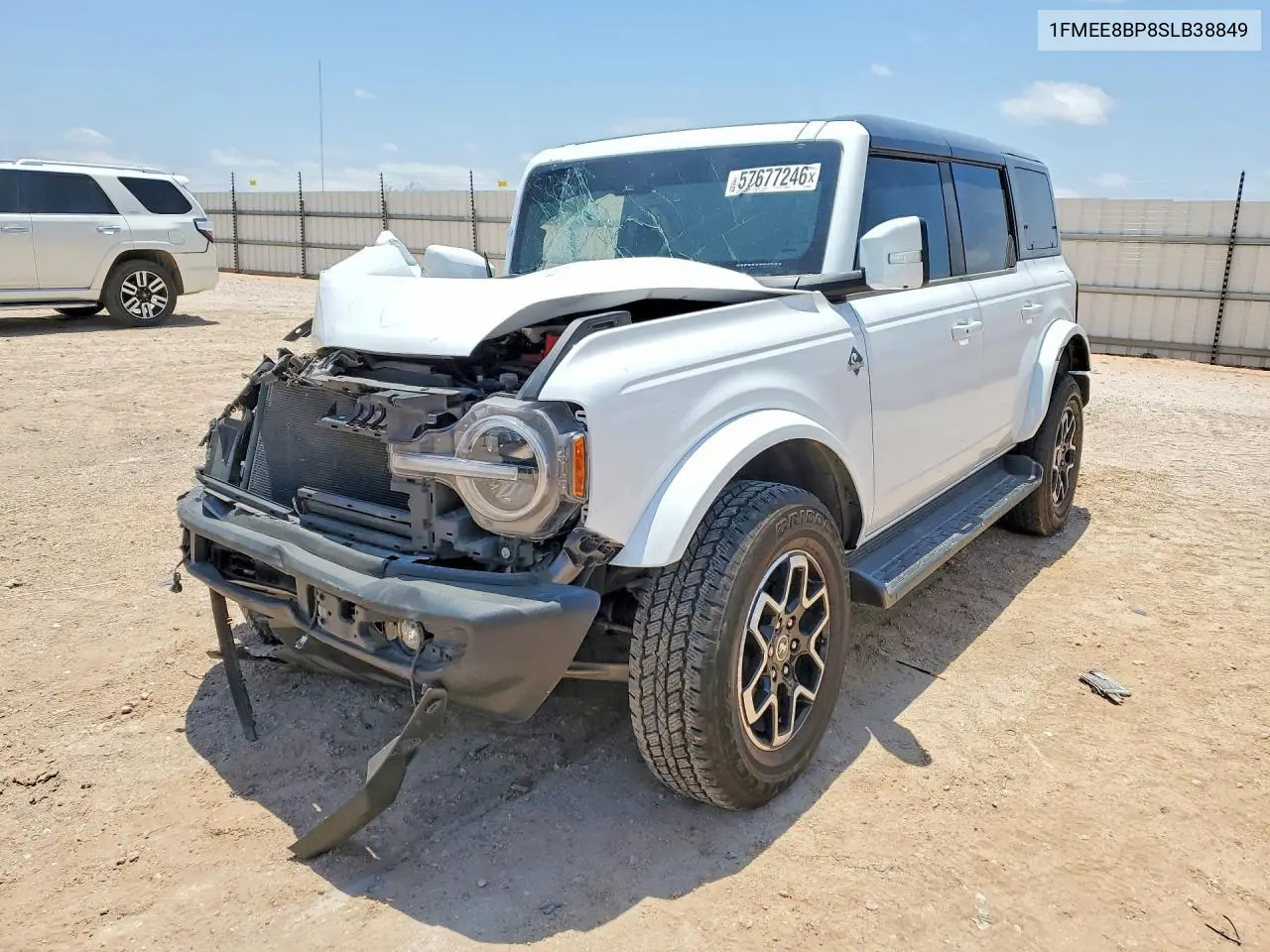 2025 Ford Bronco Outer Banks VIN: 1FMEE8BP8SLB38849 Lot: 57677246