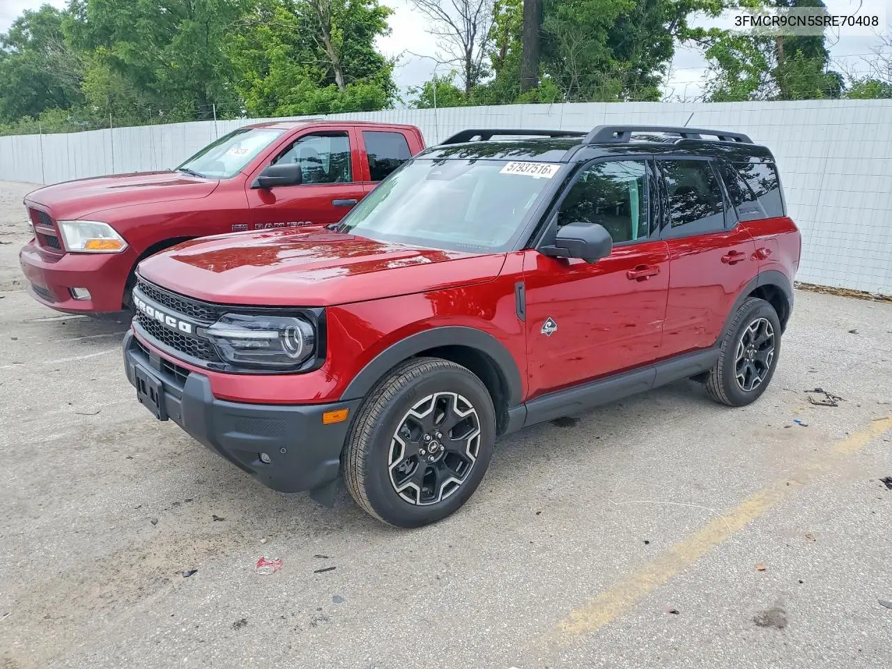 2025 Ford Bronco VIN: 3FMCR9CN5SRE70408 Lot: 57937516