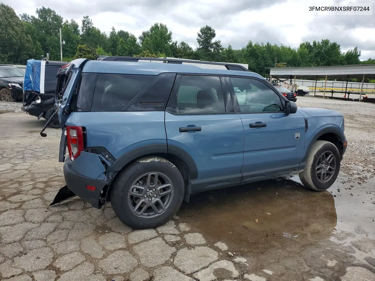 2025 Ford Bronco Sport Big Bend VIN: 3FMCR9BNXSRF07244 Lot: 58290646