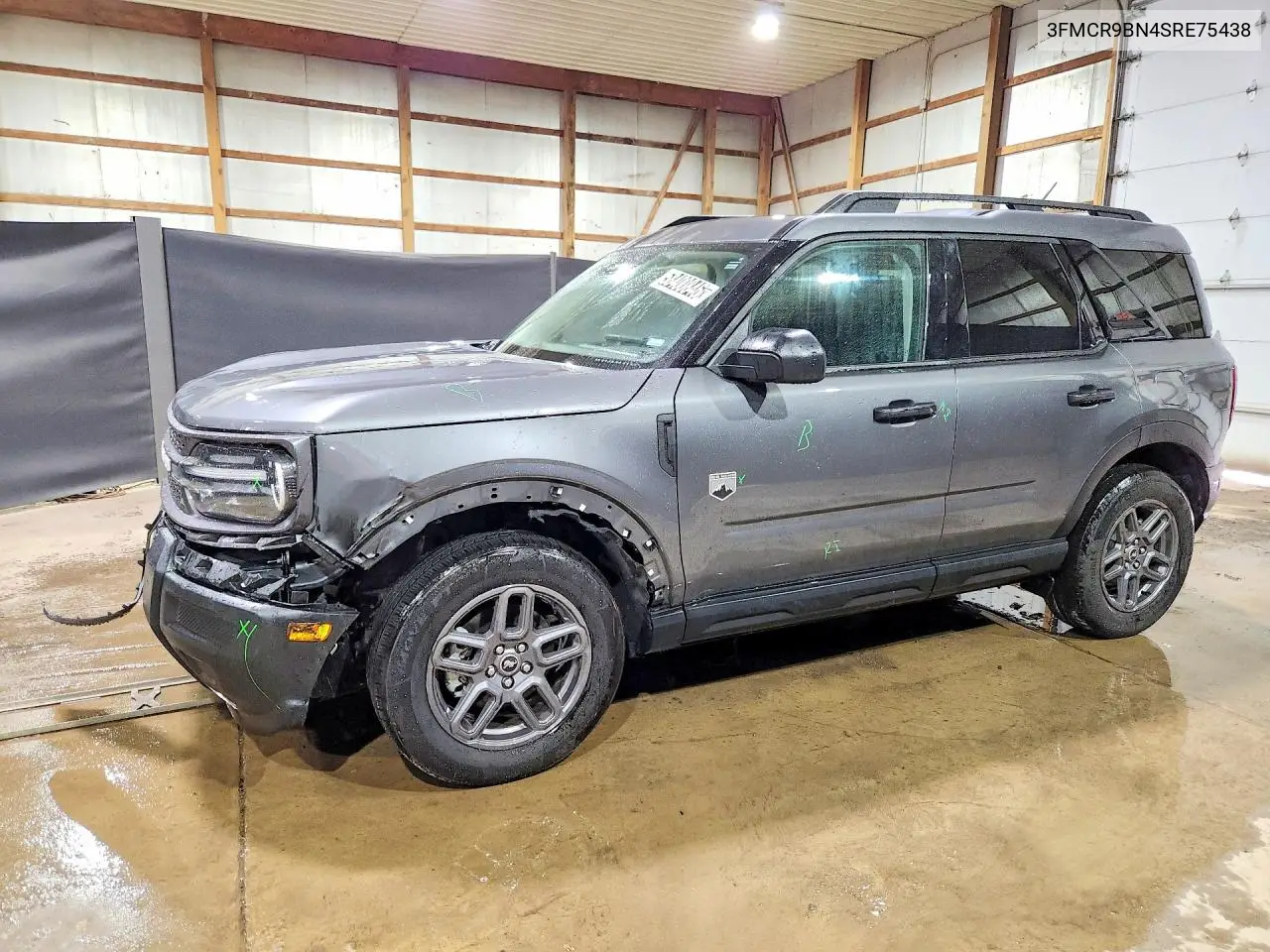 2025 Ford Bronco Sport Big Bend VIN: 3FMCR9BN4SRE75438 Lot: 58400846