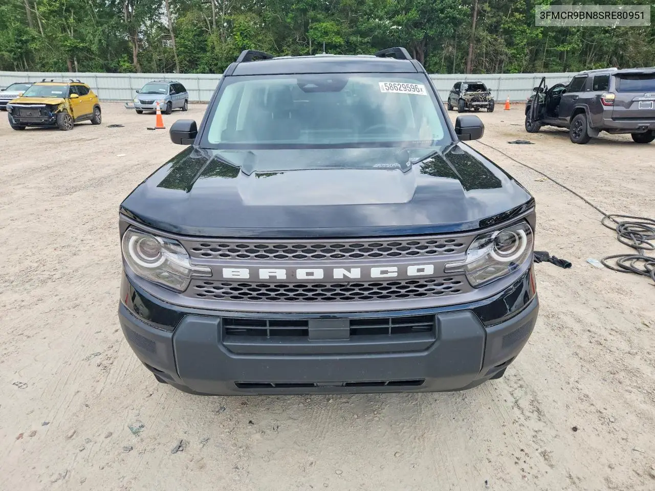 2025 Ford Bronco Sport Big Bend VIN: 3FMCR9BN8SRE80951 Lot: 58629596
