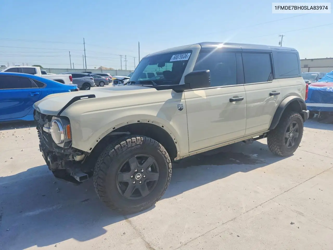 2025 Ford Bronco Big Bend VIN: 1FMDE7BH0SLA83974 Lot: 60079536
