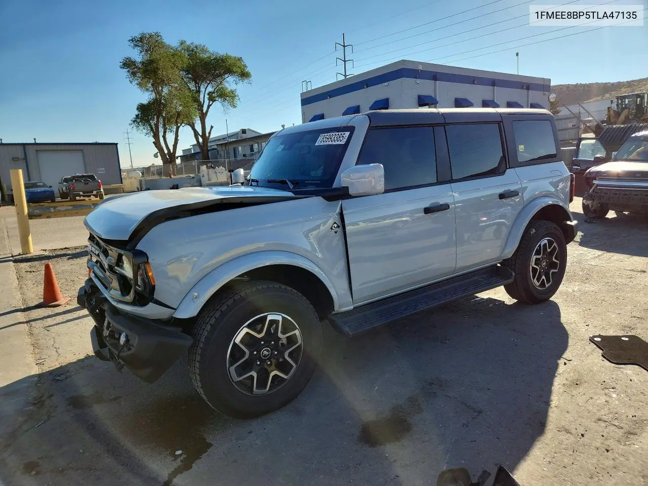 2026 Ford Bronco Outer Banks VIN: 1FMEE8BP5TLA47135 Lot: 85993385