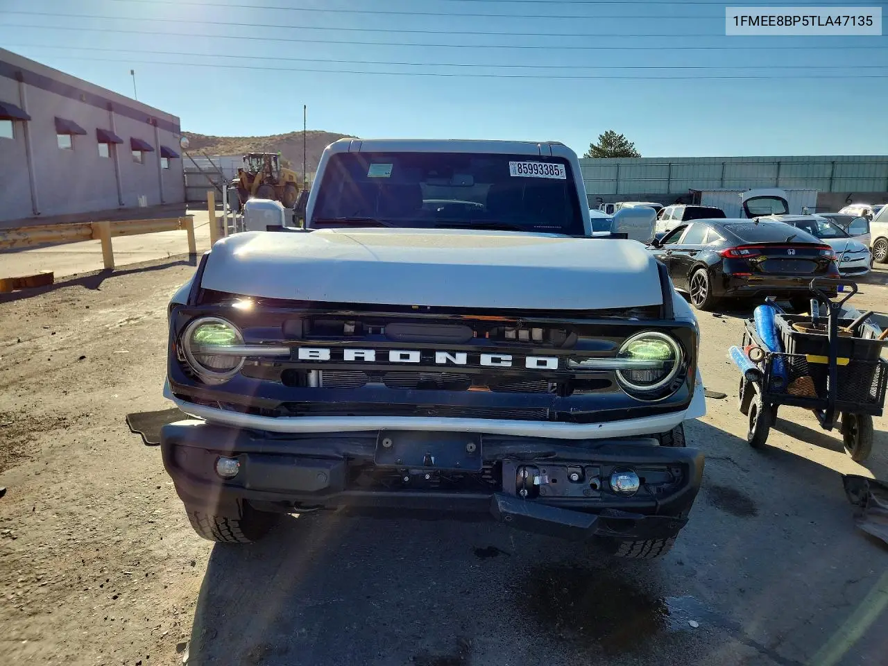 2026 Ford Bronco Outer Banks VIN: 1FMEE8BP5TLA47135 Lot: 85993385