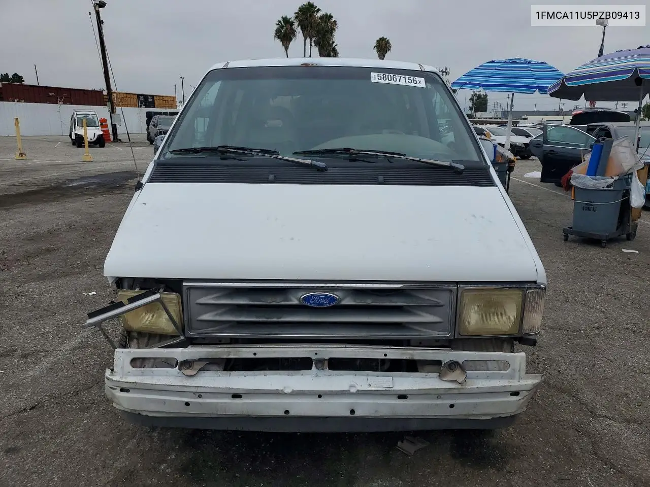 1993 Ford Aerostar VIN: 1FMCA11U5PZB09413 Lot: 58067156