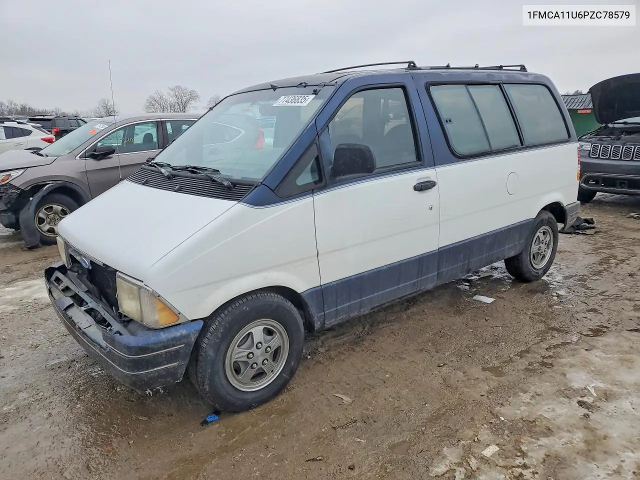 1993 Ford Aerostar VIN: 1FMCA11U6PZC78579 Lot: 77436835