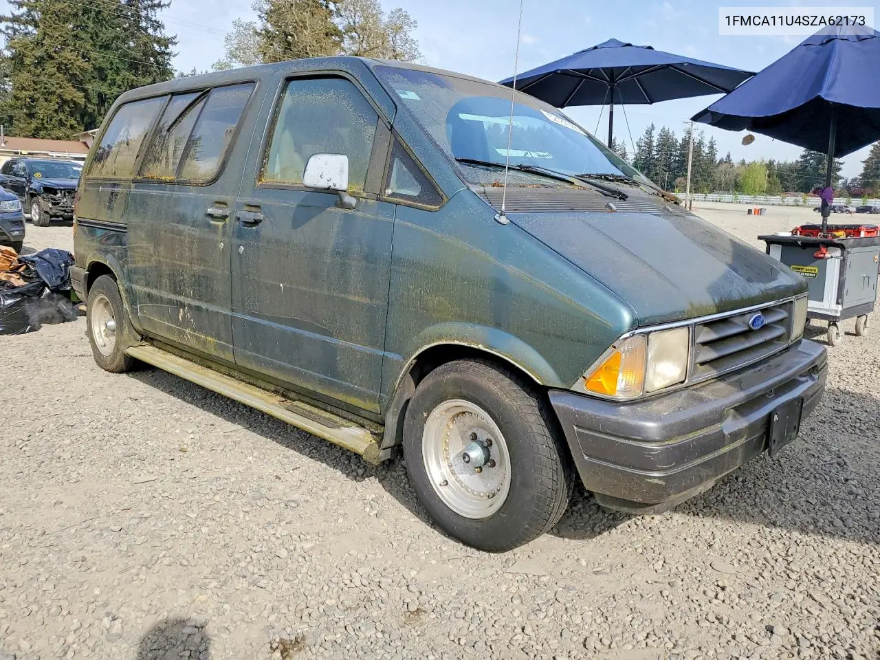 1995 Ford Aerostar VIN: 1FMCA11U4SZA62173 Lot: 52187066