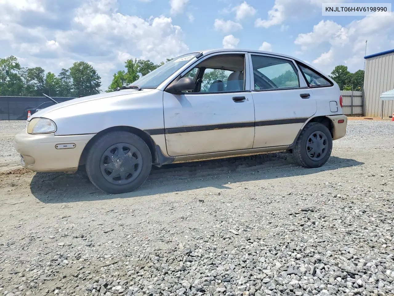 1997 Ford Aspire VIN: KNJLT06H4V6198990 Lot: 73345455