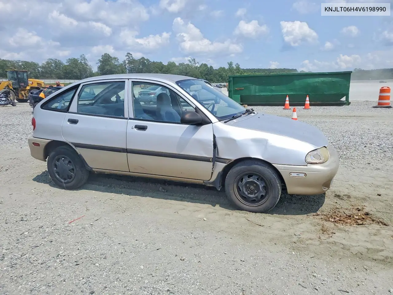 1997 Ford Aspire VIN: KNJLT06H4V6198990 Lot: 73345455