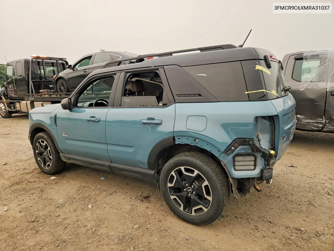 2021 Ford Bronco Sport Outer Banks VIN: 3FMCR9C6XMRA31037 Lot: 59676036