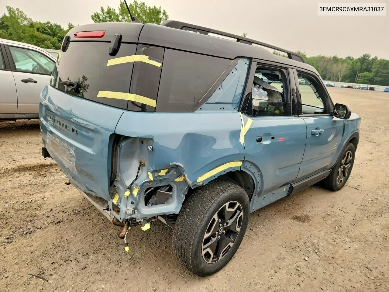 2021 Ford Bronco Sport Outer Banks VIN: 3FMCR9C6XMRA31037 Lot: 59676036