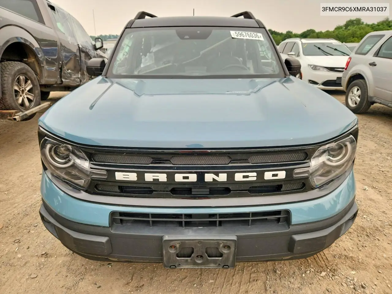 2021 Ford Bronco Sport Outer Banks VIN: 3FMCR9C6XMRA31037 Lot: 59676036