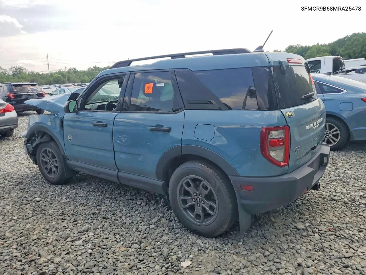 2021 Ford Bronco Sport Big Bend VIN: 3FMCR9B68MRA25478 Lot: 59856376