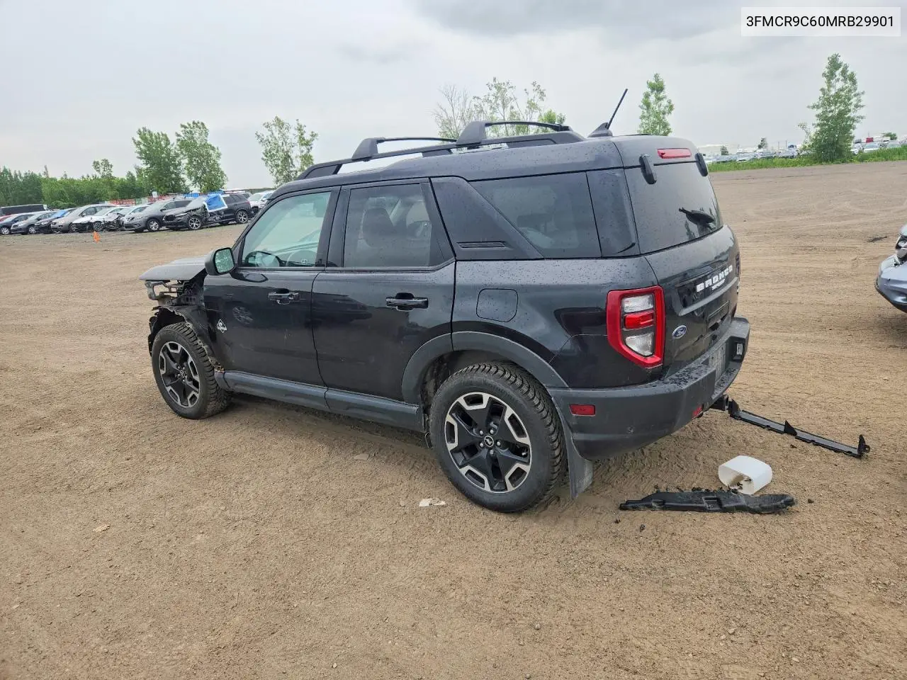 2021 Ford Bronco Sport Outer Banks VIN: 3FMCR9C60MRB29901 Lot: 60116116
