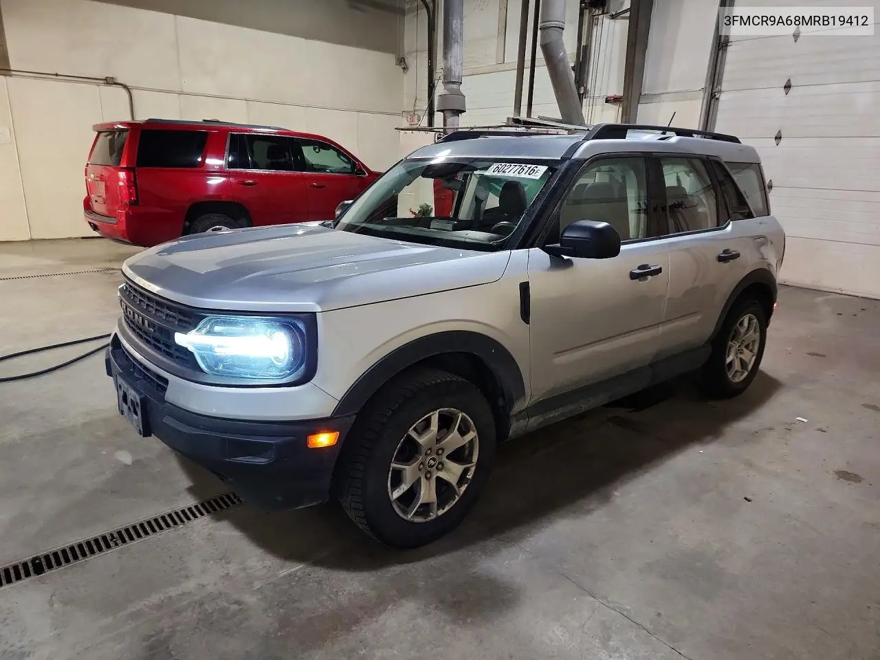 2021 Ford Bronco Sport VIN: 3FMCR9A68MRB19412 Lot: 60277616