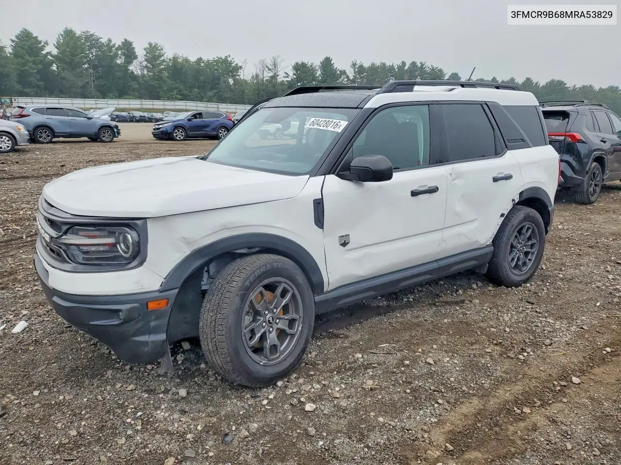 2021 Ford Bronco Sport Big Bend VIN: 3FMCR9B68MRA53829 Lot: 60428016
