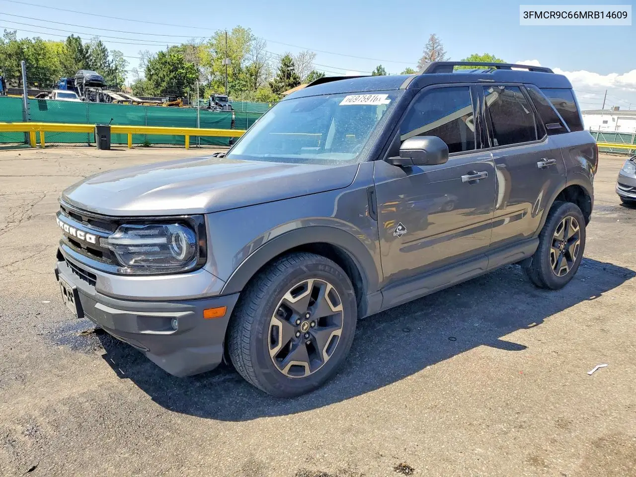 2021 Ford Bronco Sport Outer Banks VIN: 3FMCR9C66MRB14609 Lot: 60975916