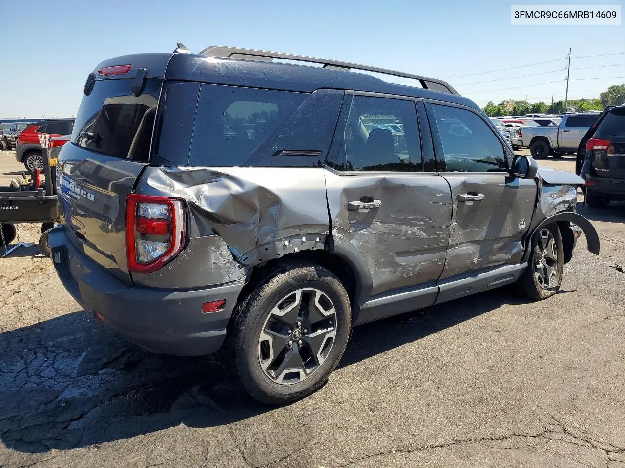 2021 Ford Bronco Sport Outer Banks VIN: 3FMCR9C66MRB14609 Lot: 60975916