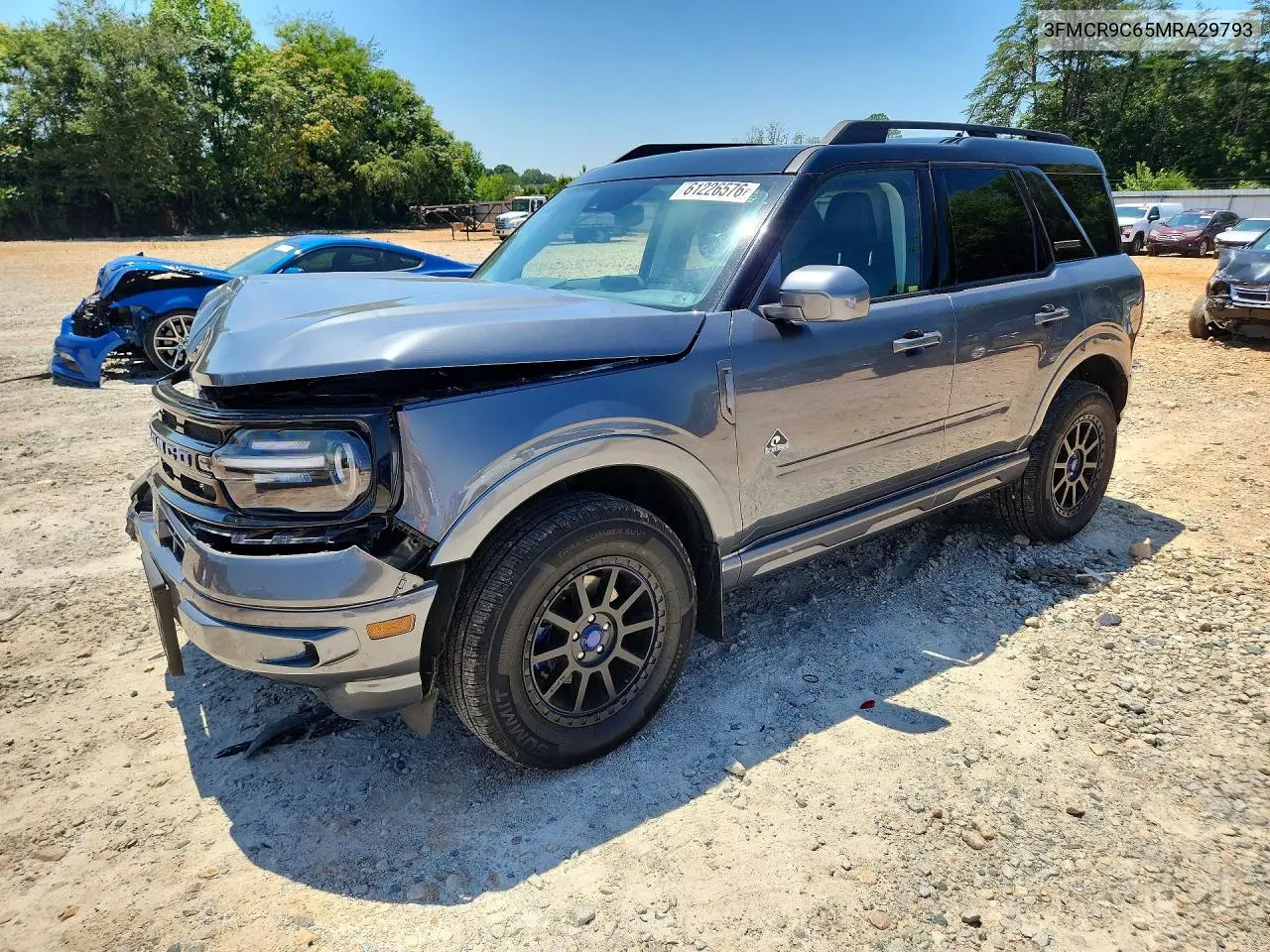 2021 Ford Bronco Sport Outer Banks VIN: 3FMCR9C65MRA29793 Lot: 61226576