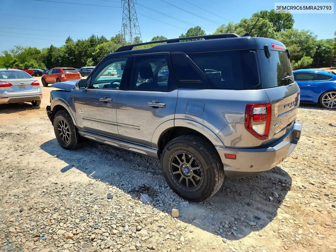 2021 Ford Bronco Sport Outer Banks VIN: 3FMCR9C65MRA29793 Lot: 61226576