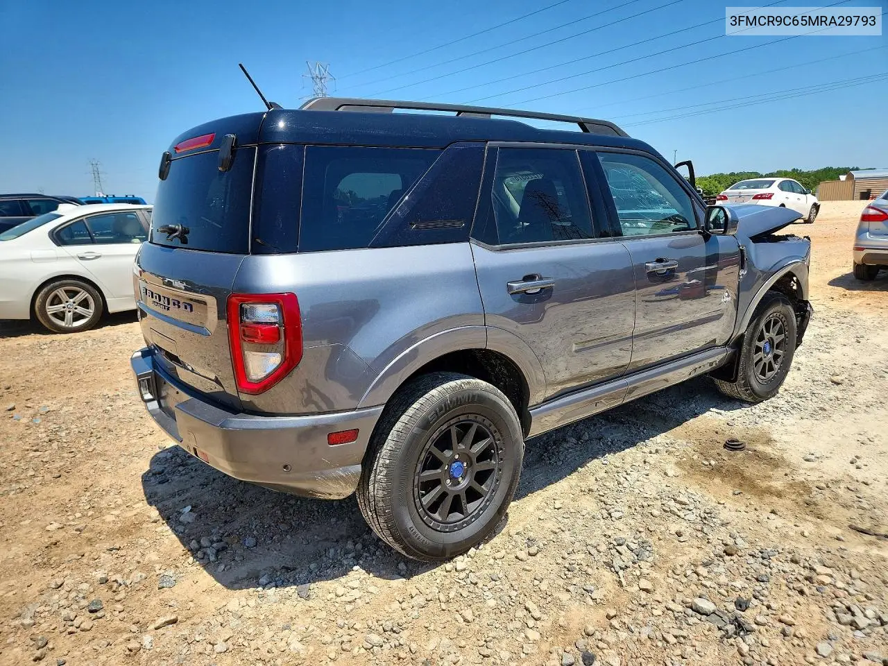 2021 Ford Bronco Sport Outer Banks VIN: 3FMCR9C65MRA29793 Lot: 61226576