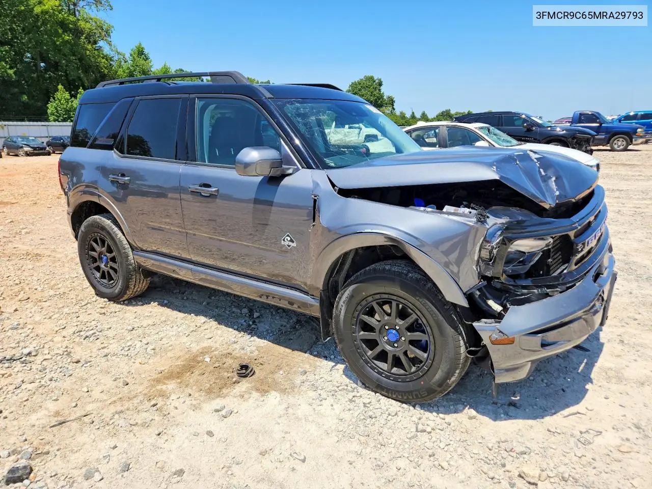2021 Ford Bronco Sport Outer Banks VIN: 3FMCR9C65MRA29793 Lot: 61226576